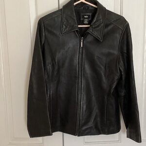 Mossimo Supply Co. Dark Leather Jacket